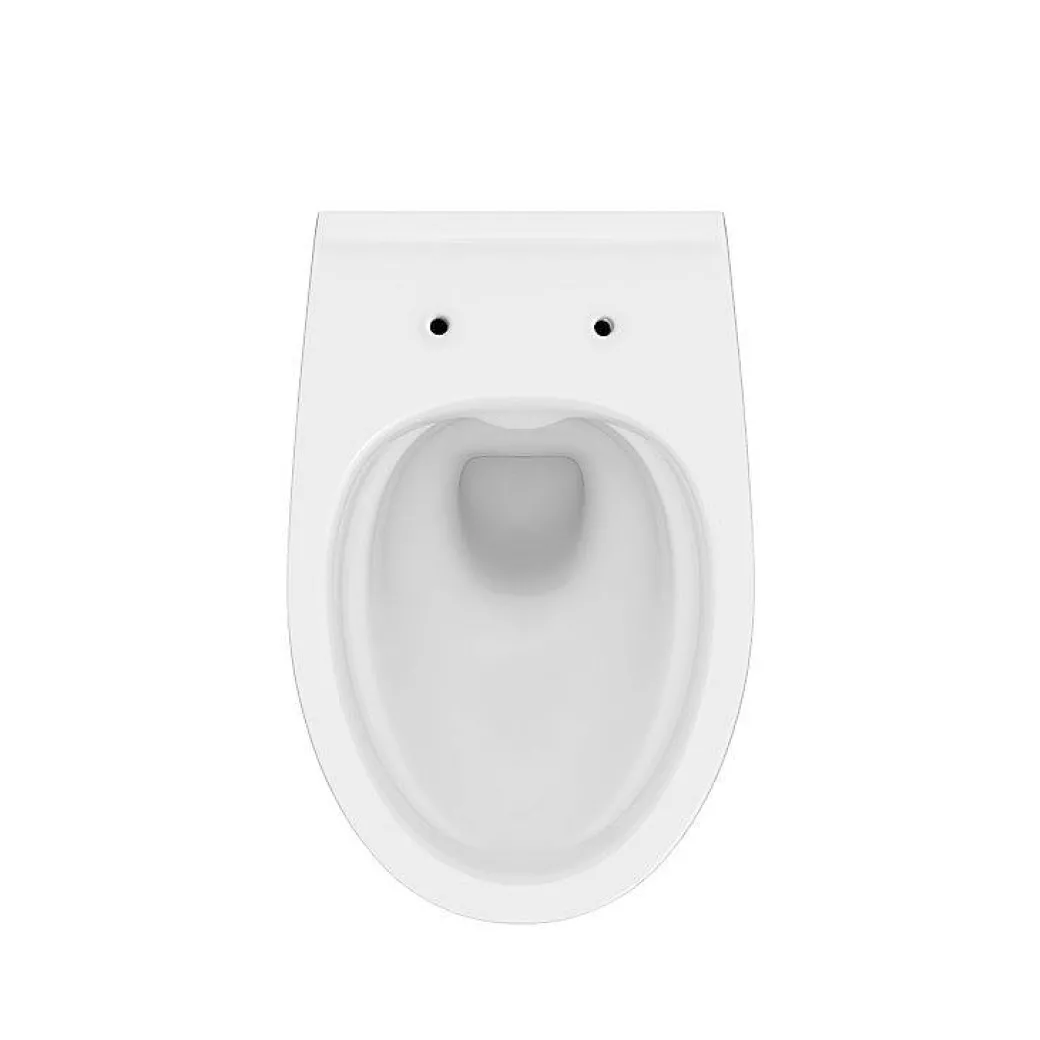 Cersanit Hangtoilet Moduo Wit | Soft-Close & Quick Release Toiletzitting | Randloos Toiletpot|Brico Clearance