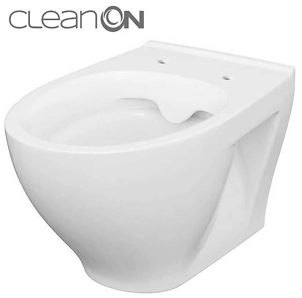 Cersanit Hangtoilet Moduo Wit | Soft-Close & Quick Release Toiletzitting | Randloos Toiletpot|Brico Clearance