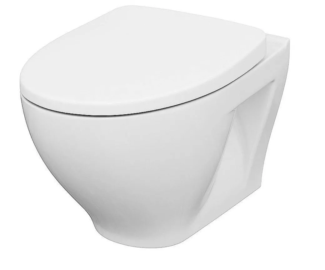 Cersanit Hangtoilet Moduo Wit | Soft-Close & Quick Release Toiletzitting | Randloos Toiletpot|Brico Clearance