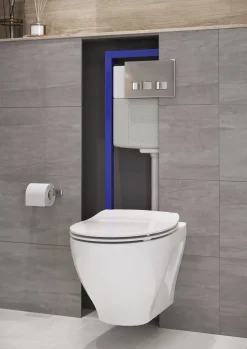 Cersanit Hangtoilet Moduo Wit | Soft-Close & Quick Release Toiletzitting | Randloos Toiletpot|Brico Clearance