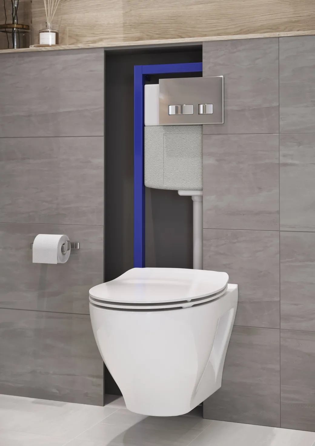 Cersanit Hangtoilet Moduo Wit | Soft-Close & Quick Release Toiletzitting | Randloos Toiletpot|Brico Clearance