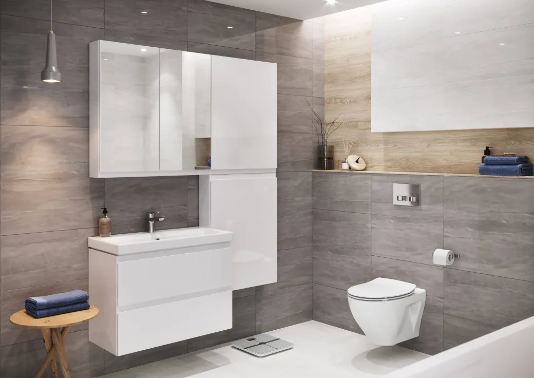 Cersanit Hangtoilet Moduo Wit | Soft-Close & Quick Release Toiletzitting | Randloos Toiletpot|Brico Clearance
