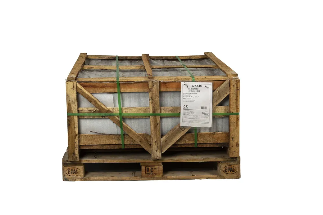 Coeck Afboording Blauwe Hardsteen Vietnamees 100X15X5Cm 48 Stuks + Palet 3004837|Brico Hot