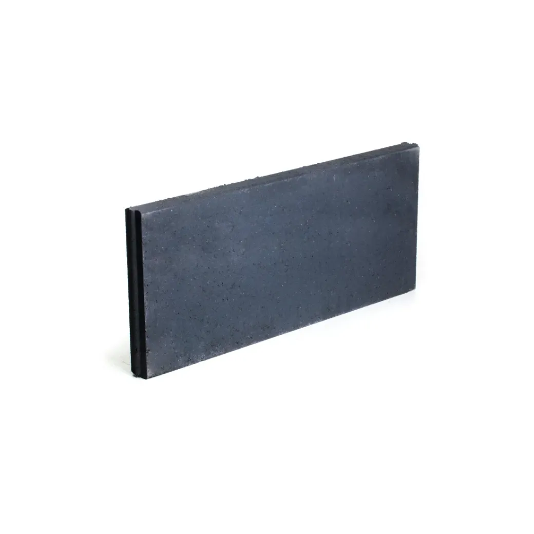 Brico Opsluitbanden & Boordstenen-Coeck Boordsteen Beton Zwart T&G 100X40X6Cm
