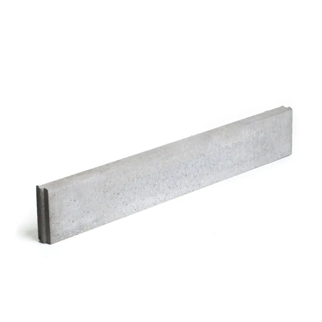 Brico Opsluitbanden & Boordstenen-Coeck Boordsteen Grijs 100X15X5Cm 64 Stuks + Palet 3004837