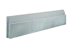 Brico Opsluitbanden & Boordstenen-Coeck Borduur Verdunde Rand 100X20X6Cm Grijs T&G 52St + Pallet 3004837