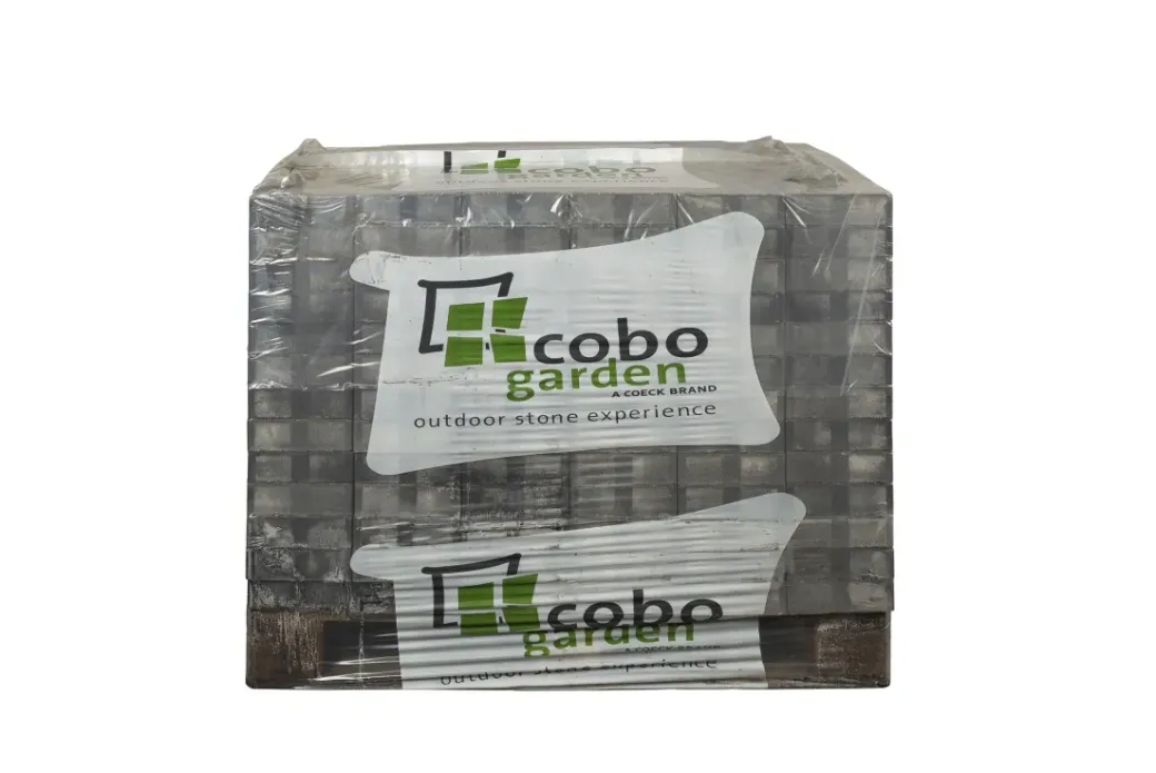 Brico Stenen En Klinkers-Coeck Getrommelde In-Line Klinker Grijs-Zwart 20X20X6Cm 312St