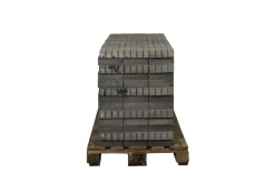 Brico Stenen En Klinkers-Coeck Getrommelde In-Line Klinker Grijs-Zwart 20X5X6Cm 936St