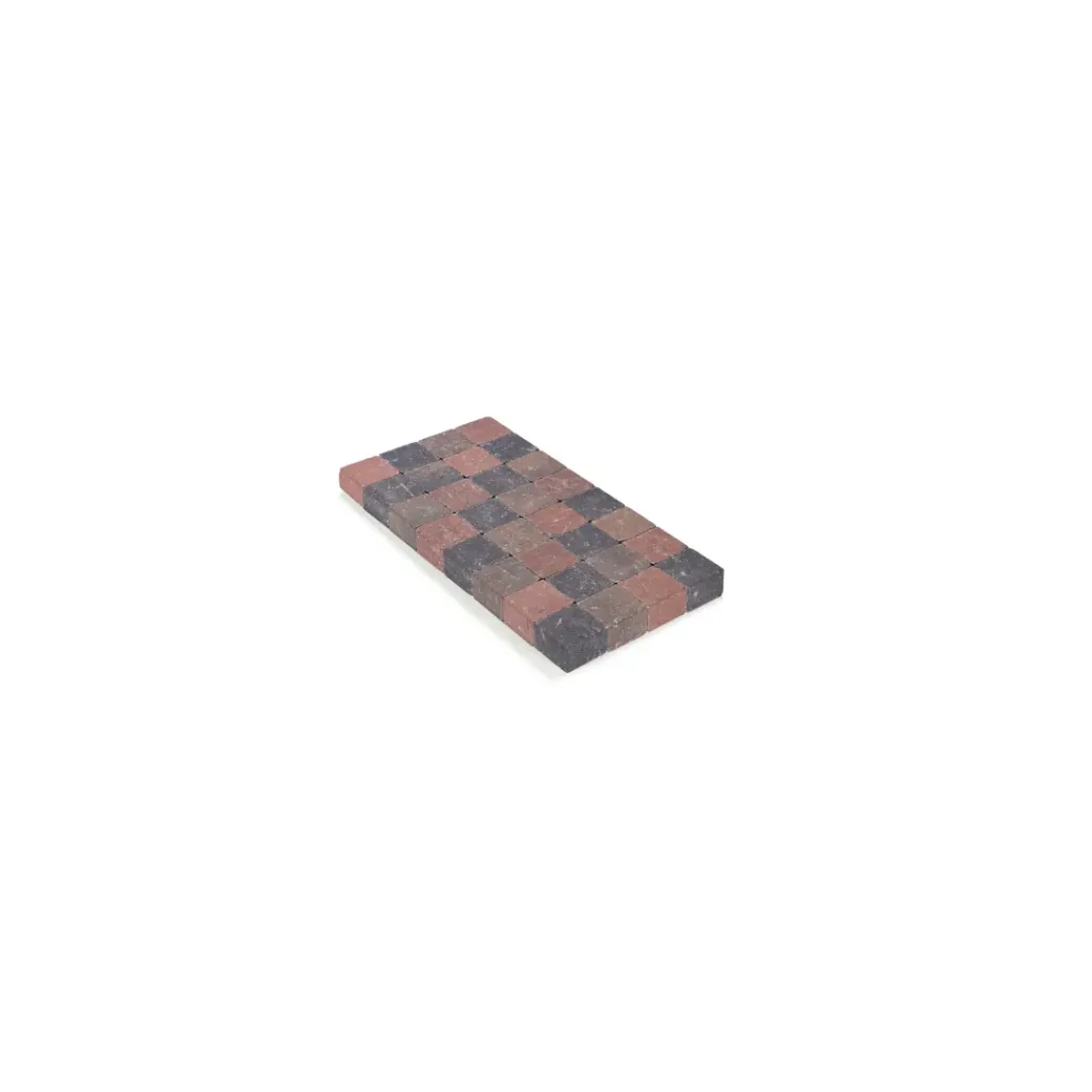 Brico Stenen En Klinkers-Coeck Getrommelde Klinker 10X10X4Cm Herfstkleuren 1386 Stuks