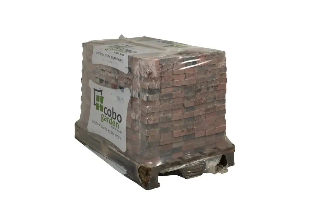 Brico Stenen En Klinkers-Coeck Getrommelde Klinker 10X10X4Cm Herfstkleuren 1386 Stuks