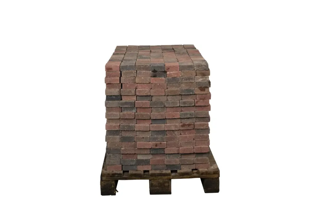Brico Stenen En Klinkers-Coeck Getrommelde Klinker 10X10X4Cm Herfstkleuren 1386 Stuks