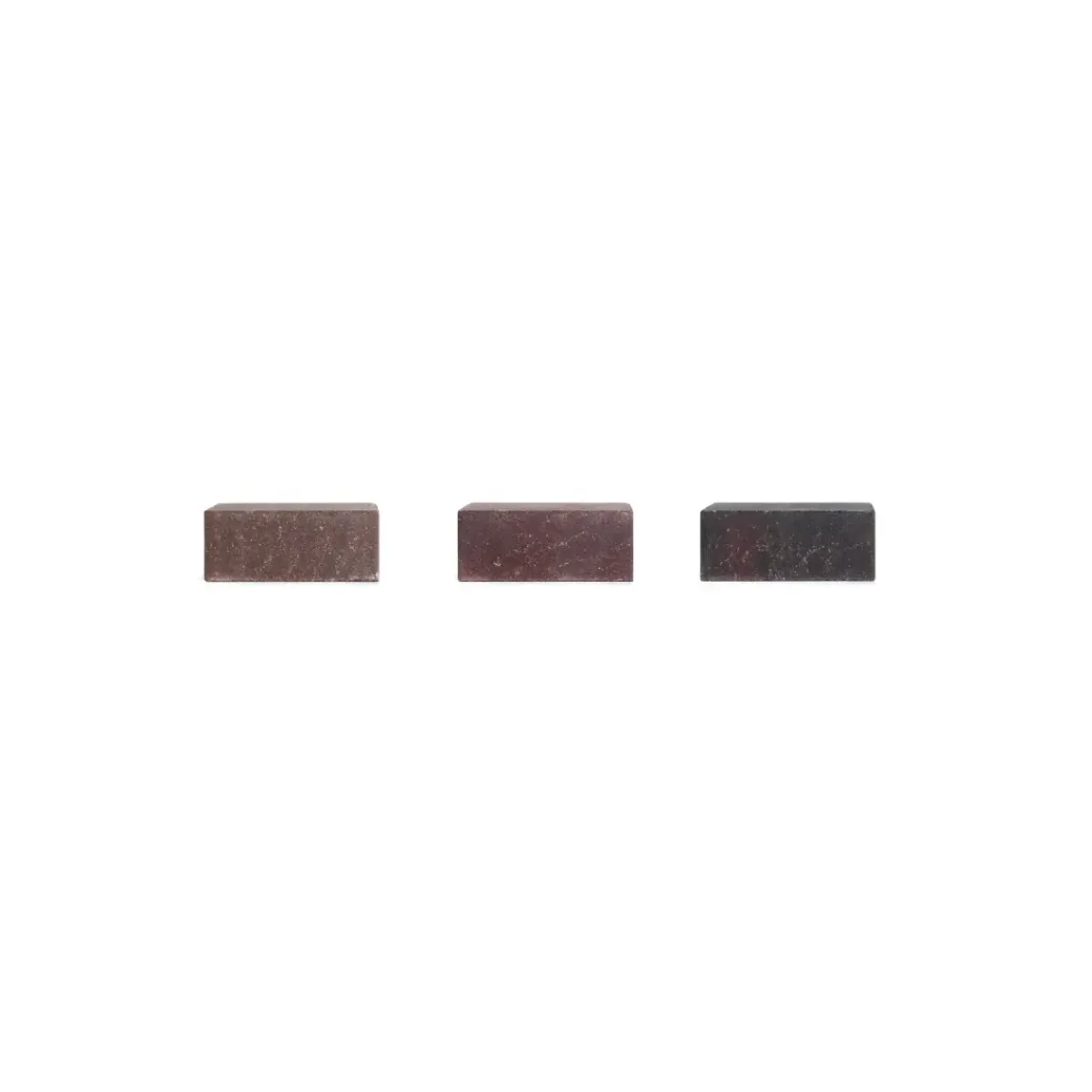 Brico Stenen En Klinkers-Coeck Kassei Bruin-Zwart In-Line Getrommeld 15X15X6Cm
