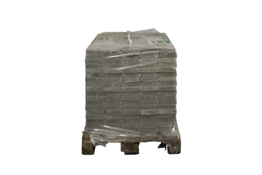 Brico Stenen En Klinkers-Coeck Kassei Grijs Getrommeld 15X15X4Cm 630 Stuks + Palet 3004837