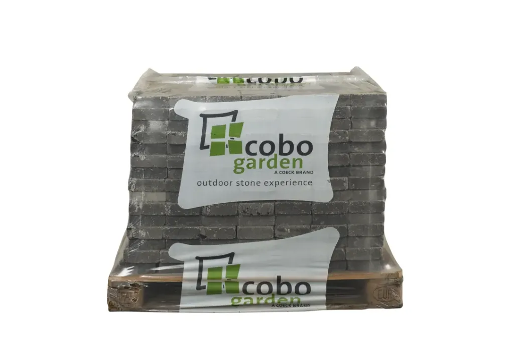 Brico Stenen En Klinkers-Coeck Kassei Grijs-Zwart Getrommeld 15X15X5Cm 525 Stuks + Palet 3004837