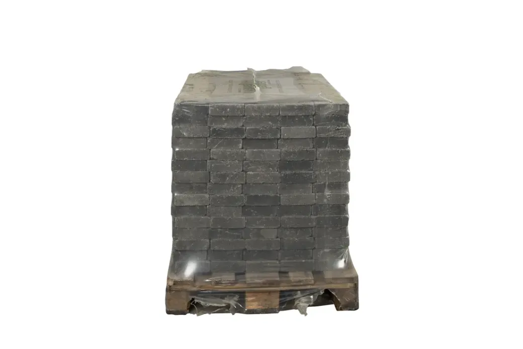 Brico Stenen En Klinkers-Coeck Kassei Grijs-Zwart Getrommeld 15X15X5Cm 525 Stuks + Palet 3004837