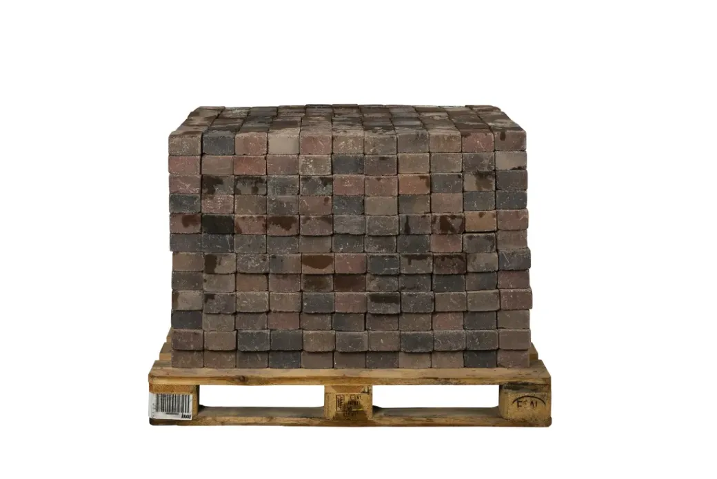 Brico Stenen En Klinkers-Coeck Kassei Herfstkleurig Getrommeld 10X10X6Cm 924 Stuks + Palet 3004837