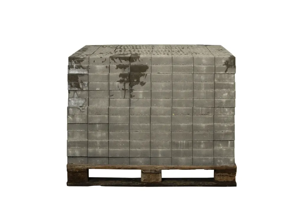 Brico Stenen En Klinkers-Coeck Kassei In-Line Grijs Getrommeld 15X15X6Cm 520 Stuks + Palet 3004837