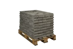 Brico Stenen En Klinkers-Coeck Kassei Muisgrijs Getrommeld 15X15X4Cm 630 Stuks + Palet 3004837