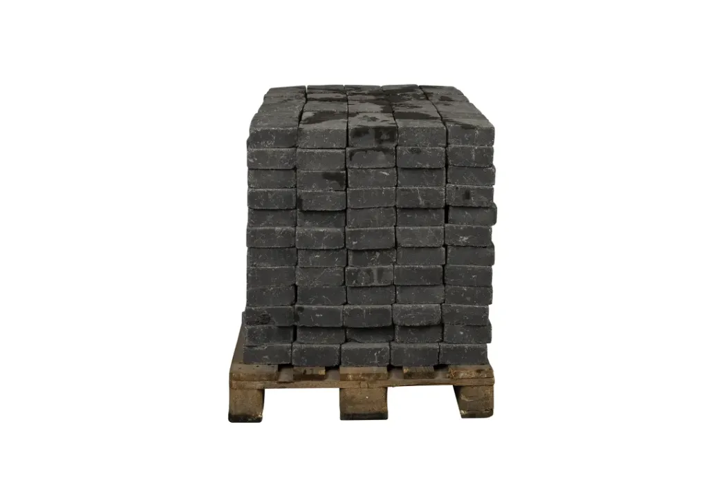 Brico Stenen En Klinkers-Coeck Kassei Zwart Getrommeld 15X15X6Cm 420 Stuks + Palet 3004837