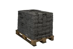 Brico Stenen En Klinkers-Coeck Kassei Zwart Getrommeld 15X15X6Cm 420 Stuks + Palet 3004837