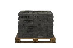 Brico Stenen En Klinkers-Coeck Kassei Zwart Getrommeld 15X15X6Cm 420 Stuks + Palet 3004837