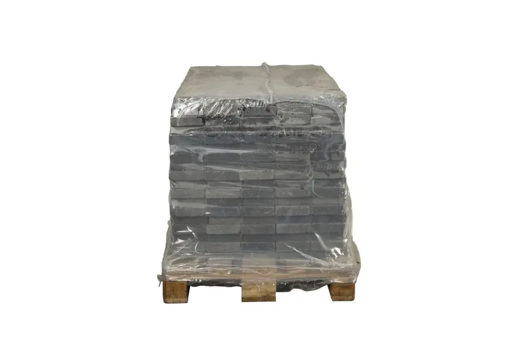 Brico Stenen En Klinkers-Coeck Kassei Zwart-Grijs Getrommeld 15X15X4Cm 630 Stuks + Palet 3004837