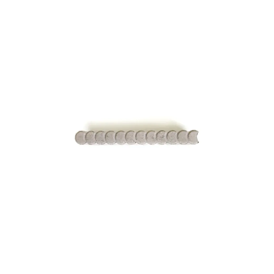 Brico Opsluitbanden & Boordstenen-Coeck Palissade Boordsteen Rond Grijs 50X20X6Cm