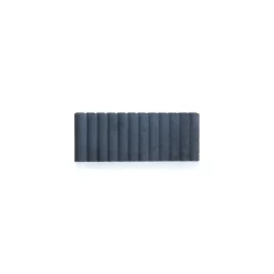 Brico Opsluitbanden & Boordstenen-Coeck Palissade Boordsteen Rond Zwart 50X20X6Cm