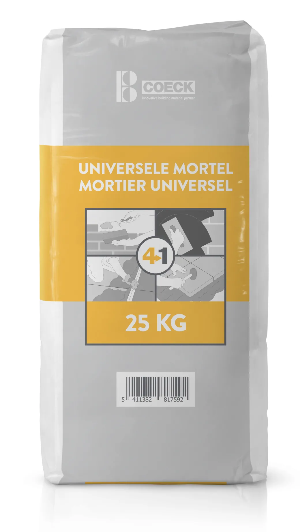 Coeck Universele 4-In-1 Mortel 25 Kg 42 Zakken + Pallet 3004837|Brico Clearance