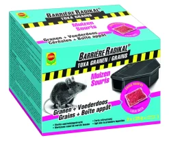 Brico Ongediertebestrijding-Compo Toxa Graantjes + Voerdoos Muizen Barriere Radikal (2X 25G + Voederdozen)