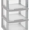 Curver Ladesysteem Met Wielen Essentials Lichtgrijs 3X20L|Brico Online