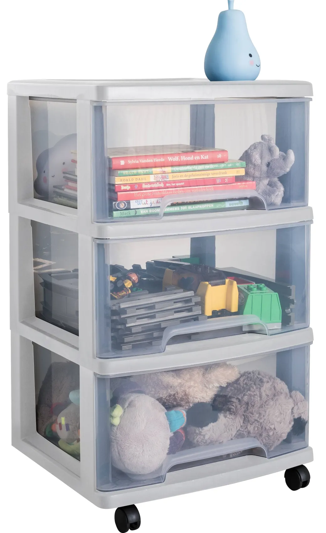 Curver Ladesysteem Met Wielen Essentials Lichtgrijs 3X20L|Brico Online