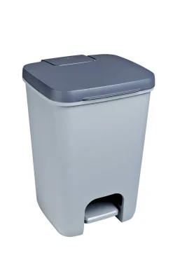 Curver Pedaalemmer Essentials Lichtgrijs Antraciet 40L|Brico