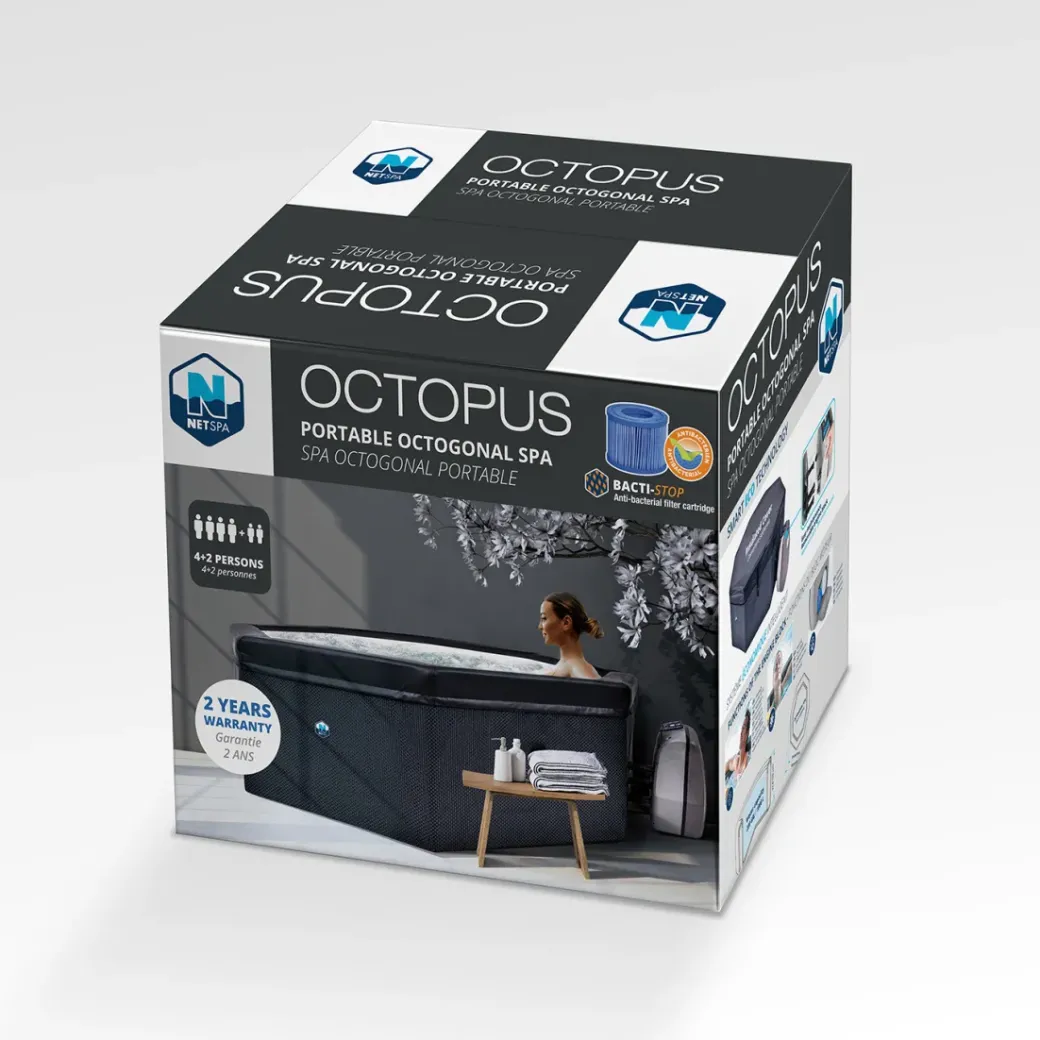 Brico Spa En Jacuzzi-De Octopus Spa 4-6 Personen O193X73Cm