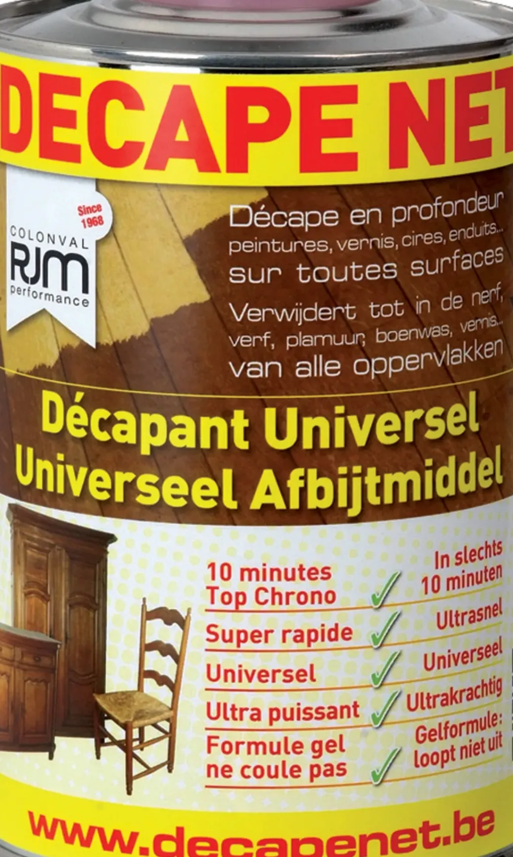 Brico Afbijtmiddelen-Decape Net Universeel Afbijtmiddel 750Ml