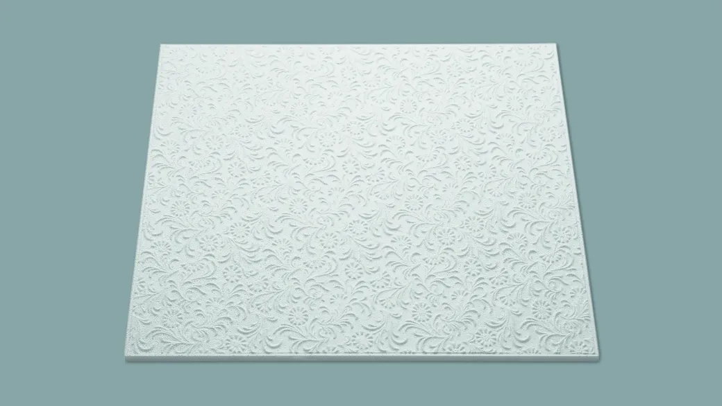 Decoflair Polystyreen Plafondtegel T107 Wit 50X50X1Cm 8St|Brico Online