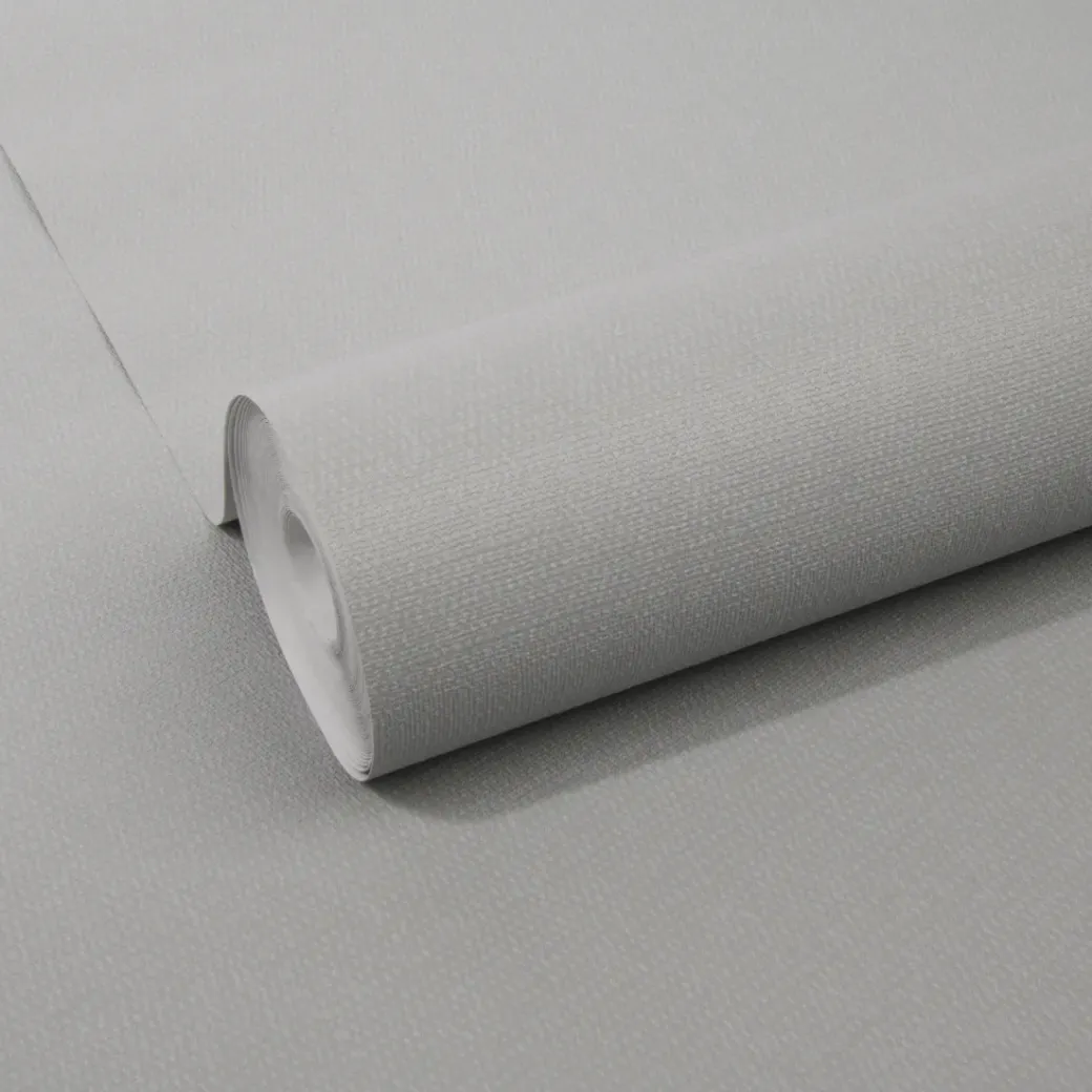 Brico Vliesbehang-Decomode Vliesbehang Basic Cotton Grijs