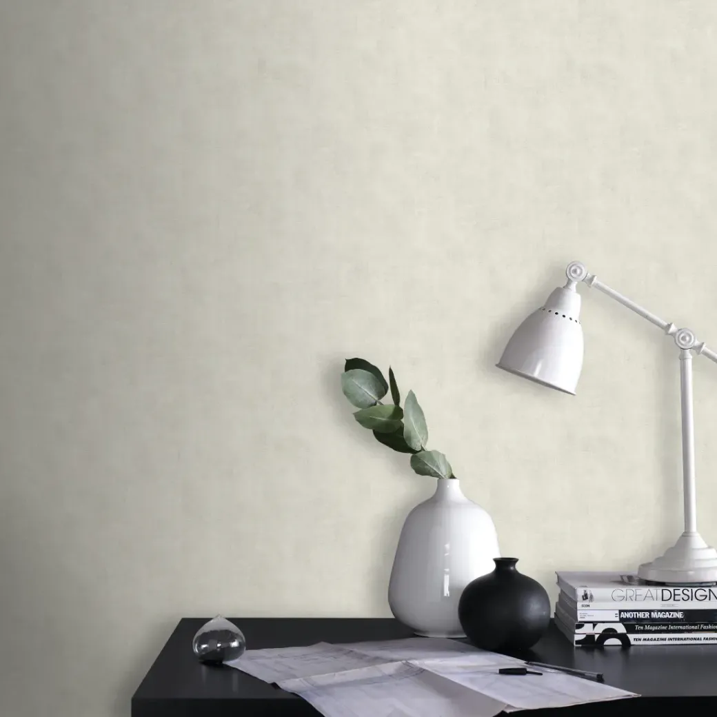 Brico Vliesbehang-Decomode Vliesbehang Concrete Mat Wit