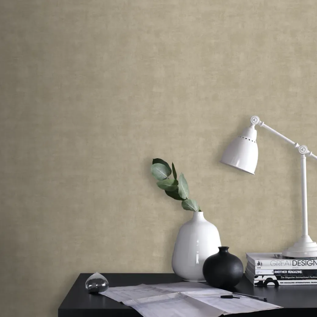Brico Vliesbehang-Decomode Vliesbehang Concrete Matte Zand