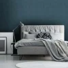 Brico Vliesbehang-Decomode Vliesbehang Concrete Mat Blauw