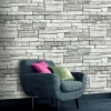 Brico Vliesbehang-Decomode Vliesbehang Stones Lichtgrijs