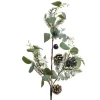 Decoris Bessen/Dennenappel/Blad Groen 80Cm|Brico Discount