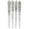 Decoris Ijspegel Zilvere Glitter 4St|Brico Online