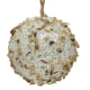 Decoris Kerstbal Glitter Foam Wit 8Cm|Brico Sale