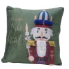 Decoris Kussen Notenkraker Polyester Groen 45Cm|Brico Hot