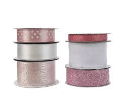 Decoris Lint Polyester Roze Diversen 500Cm|Brico