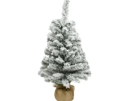 Decoris Mini Kunstkerstboom Snowy Groen 60Cm|Brico New