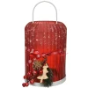 Decoris Theelichthouder Glas 21Cm Rood|Brico Best
