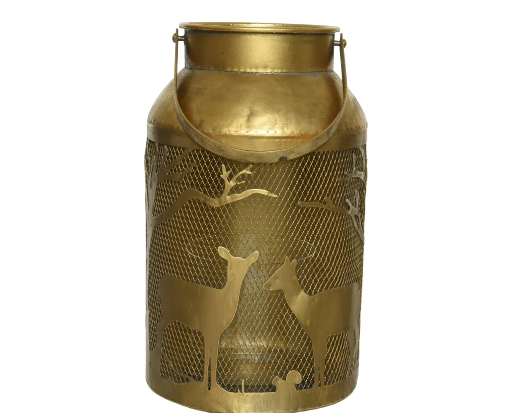 Decoris Theelichthouder Ijzer 26,5Cm|Brico Best