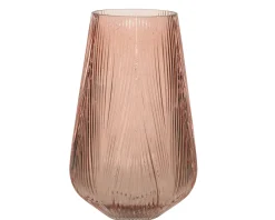 Decoris Vaas Glas 28Cm Roze|Brico Outlet